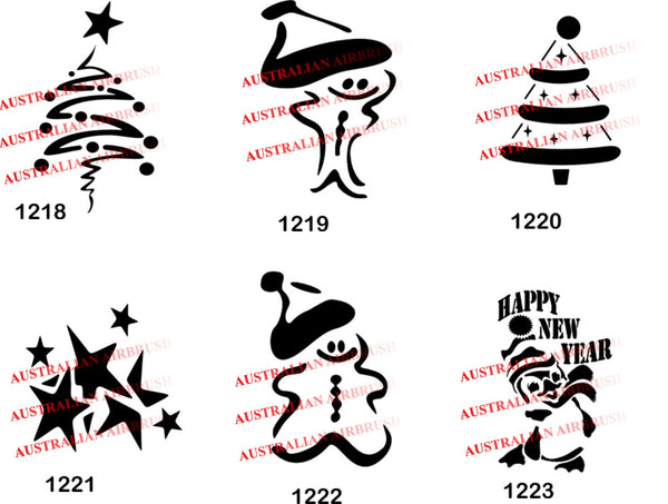 Christmas Stencils Set 2