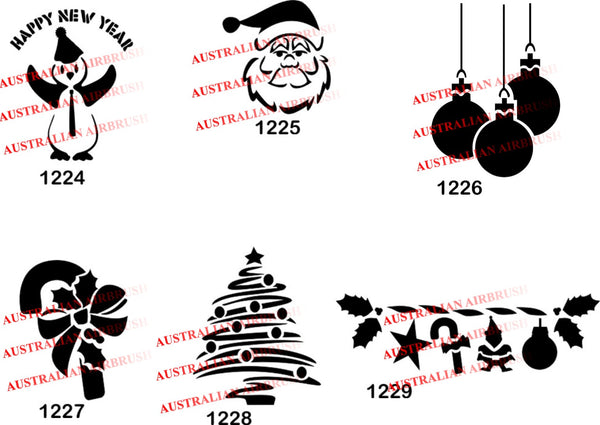 Christmas Stencils: Set 3