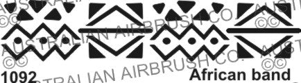 Stencil: 1092 6in 152mm
