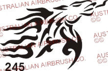 Stencil: 245 3in 78mm