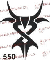 Stencil: 550 2.25in 57mm