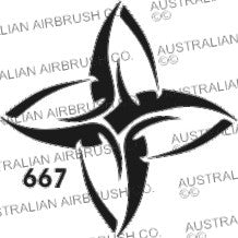 Stencil: 667 3in 77mm