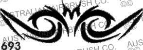 Stencil: 693 4in 103mm