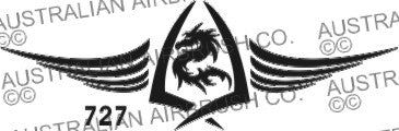 Stencil: 727 5in 127mm
