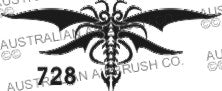 Stencil: 728 3in 76mm