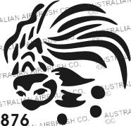 Stencil: 876 2.5in 64mm