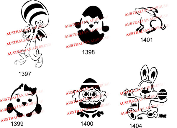 Easter Stencils: Set 1