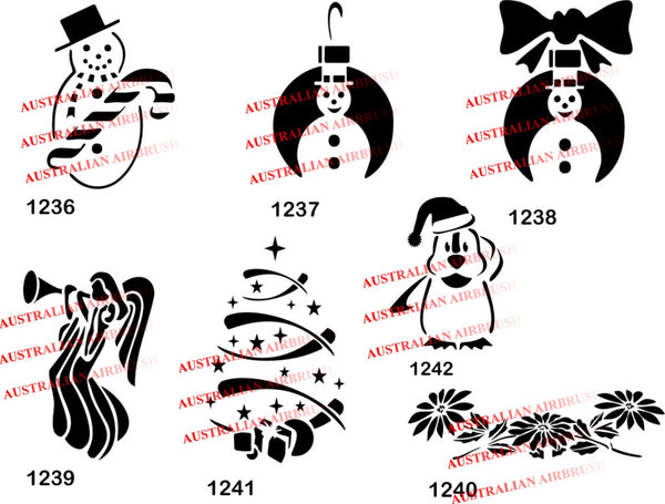 Christmas Stencils: Set 5