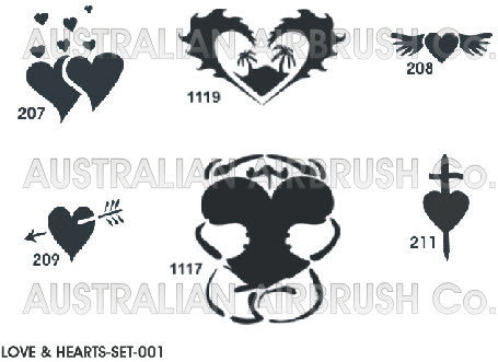 Love & Hearts Set 001